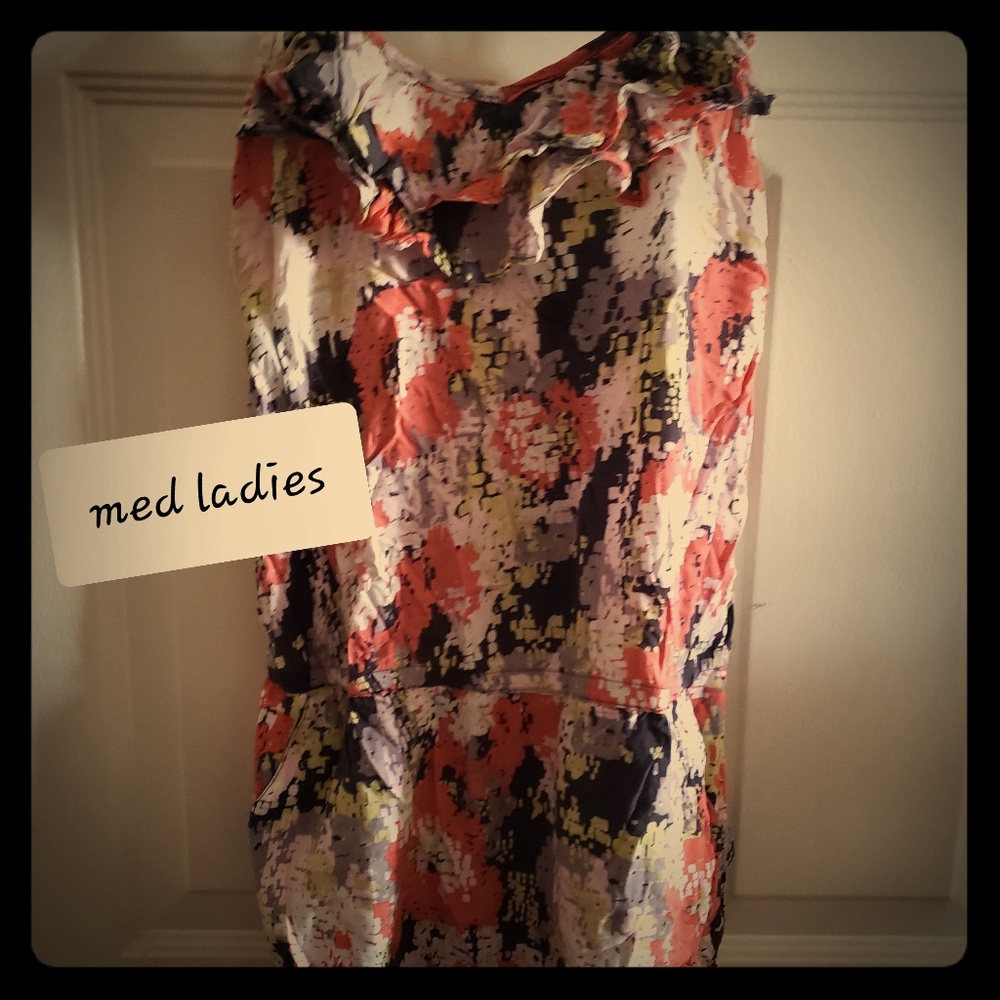 Fun printed tunic tank